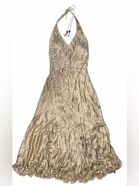 Sue Wong Nocturne vintage halter neck beaded gown